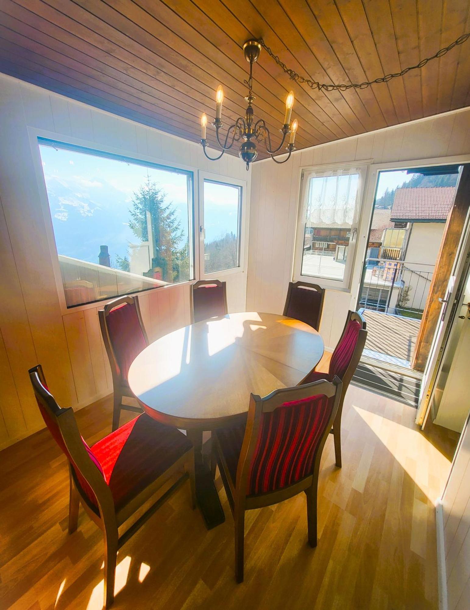 Chalet Lilo 4 Zimmer Big View Beatenberg Ngoại thất bức ảnh